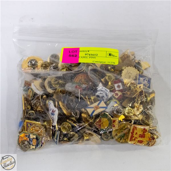 140 PLUS LAPEL PINS