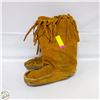 Image 1 : HAND MADE DEER SKIN XL BOOTS WITH