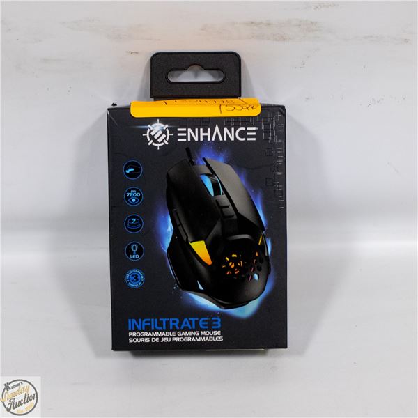 NEW ENHANCE ILFILTRATE 3 PROGRAMMABLE GAMING MOUSE