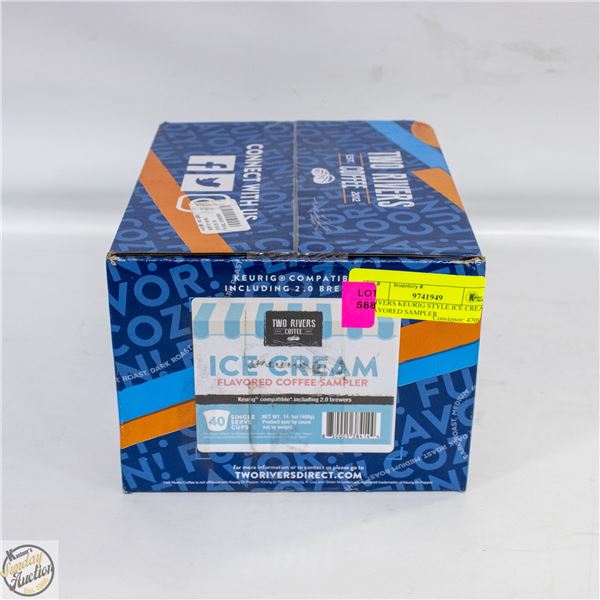 2 RIVERS KEURIG STYLE ICE CREAM FLAVORED SAMPLER