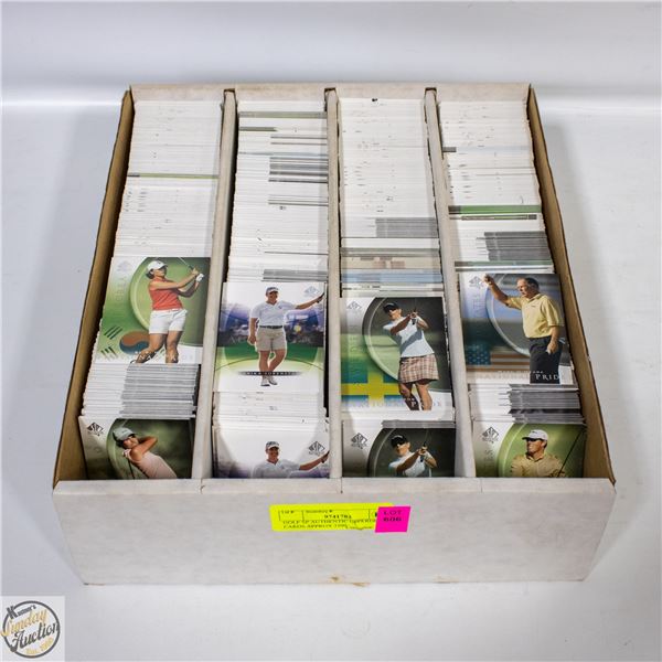 GOLF SP AUTHENTIC UPPERDECK CARDS APPROX 3500