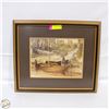 Image 1 : MEREDITH EVANS PRINT YORK BOATS YARD FORT EDM.