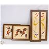 Image 1 : 4 VINTAGE DEVONWARE WALL PLAQUES HANDPAINTED