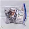 Image 1 : 31 NEW 3PKS CLIP-IN-FEATHERS VARIOUS COLOURS