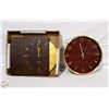Image 1 : 2 NEW DRIINI BRAND ROUND WALL CLOCKS SOLD TOGETHER