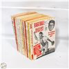 Image 1 : VINTAGE BASEBALL DIGESTS 19 MAGAZINES FROM 1955-65