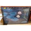 Image 1 : LILY PAD PAINTING FRAMED 27”X40” NYMPHÉAS