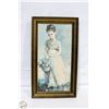 Image 1 : LARGE VINTAGE FRAMED PRINT