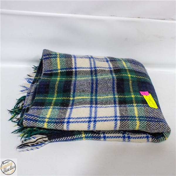 SCOTTISH PURE WOOL CAR BLANKET