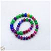 Image 1 : MULTI-STONE NECKLACE 925 CLASP