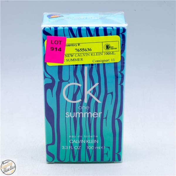 BRAND NEW CALVIN KLEIN 100ML CK ONE SUMMER