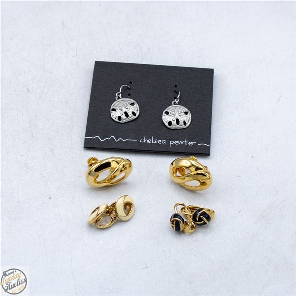 SCREWBACK CLIP ON ,PIERCED AER RINGS