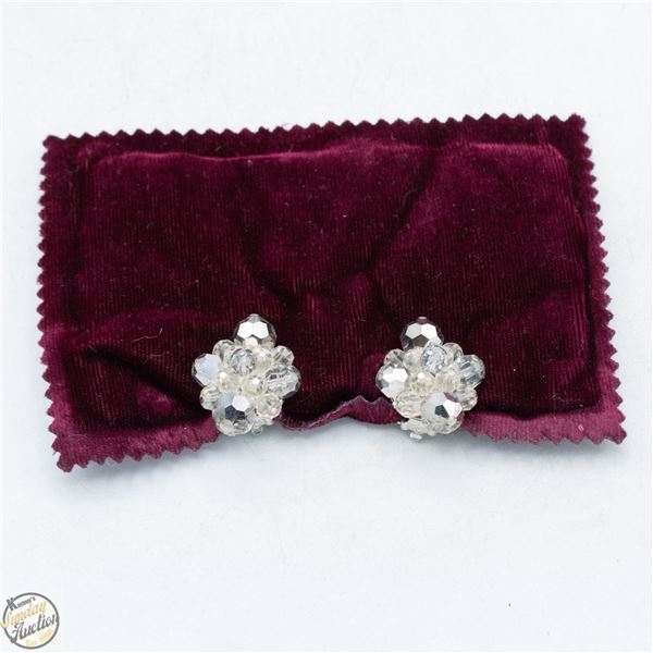 ESTATE PAIR OF SHERMAN EARRINGS - VINTAGE