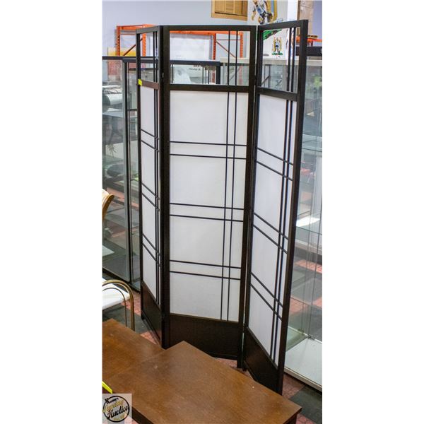 3 PANEL ASIAN ROOM DIVIDER