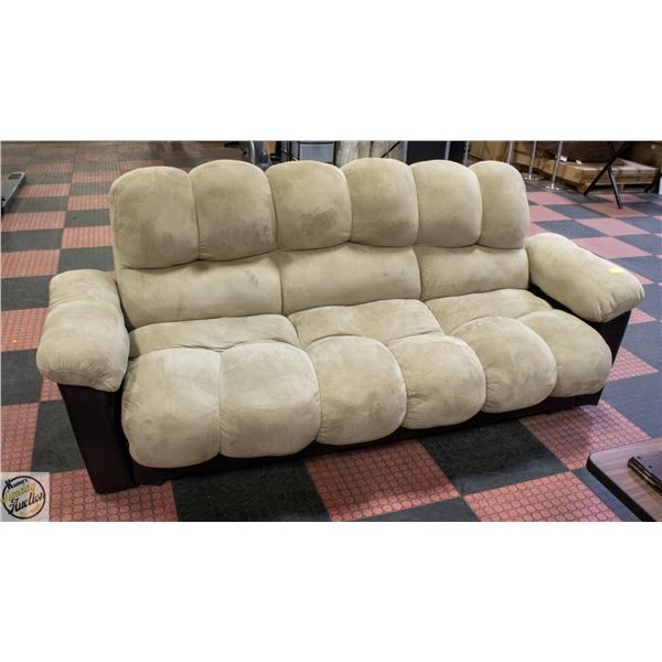 LEATHERETTE/FABRIC FOUTON 89" X 34" X 39"