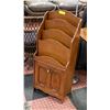 Image 1 : VINTAGE MULTI-TIER WOODEN MAIL ORGANIZER OR