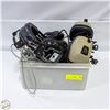 Image 1 : BOX OF VINTAGE CORDED MICROPHONES &