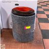 Image 1 : VARIOUS SIZED GREY VINYL BACKED CARPET RUNNER