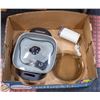 Image 1 : LOT OF ESTATE COOKWARE INCLUDES BELLA ELECTRIC