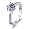 Image 5 : 1 CT GRA CERTIFIED ROUND BRILLLIANT MOISSANITE 925S
