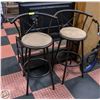 Image 1 : 2 BARHEIGHT STOOLS