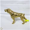 Image 1 : BRASS FIGURE OF A HUNTING DOG H-8.5"