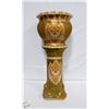 Image 1 : CERAMIC PLANT JARDIENE WITH PILLAR STAND