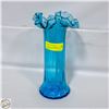 Image 1 : HAND BLOWN ART GLASS VASE H-12" WITH