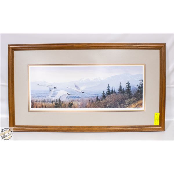 VINTAGE FRAMED "VALLEY VISITOR" NUMBERED