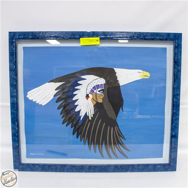 HARRIET B.108 NATIVE WATER COLOUR 24" X 20"