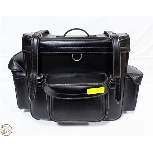 LARGE MOTORCYCLE TAIL BAG BED ROLL BAG INSIDE