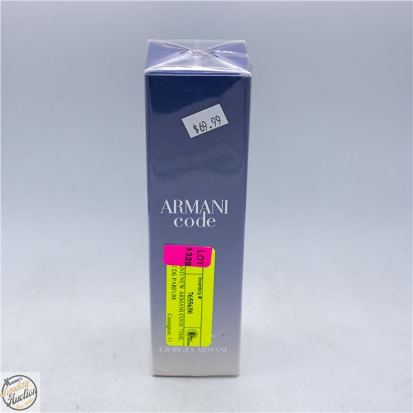 BRAND NEW ARMANI CODE 75ML EAU DE PARFUM