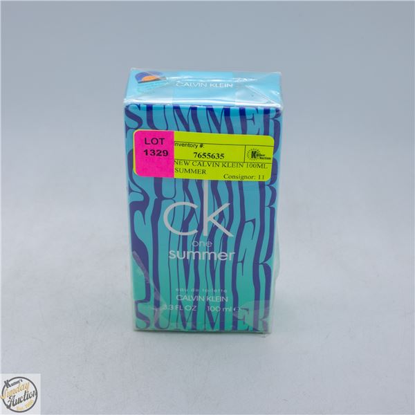 BRAND NEW CALVIN KLEIN 100ML CK ONE SUMMER