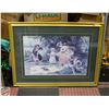 Image 1 : 41" BY 31" FRAMED PAINTING.