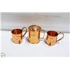 Image 1 : LOT OF COPPER DISHES