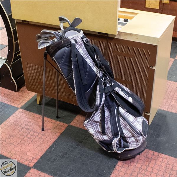 OGIO GOLF BAG AND CLUBS