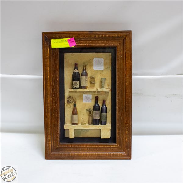 3D WINE FRAMED DISPLAY