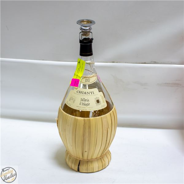 VINTAGE CHIANTI BOTTLE
