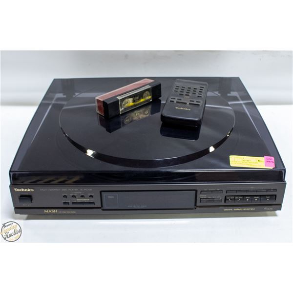 VINTAGE TECHNICS RECORD PLAYER WITH REMOTE