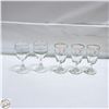 Image 1 : SET OF VINTAGE IRISH CREAM GLASSES WITH MEASUREMEN