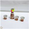 Image 1 : VINTAGE SAKE SET WITH CUPS