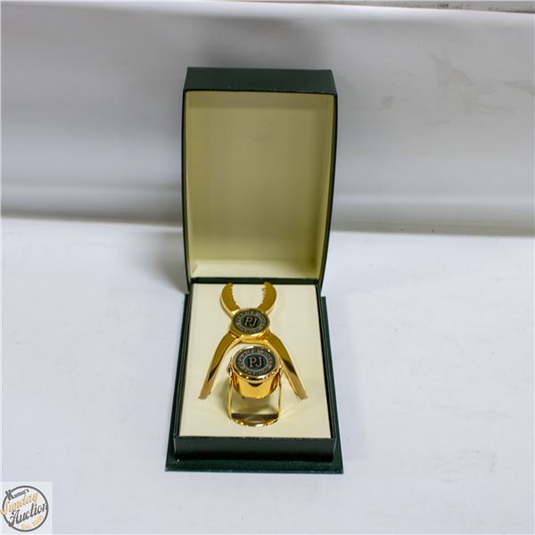 VINTAGE PERRIER JOUET CHAMPAGNE BOTTLE OPENER STOP