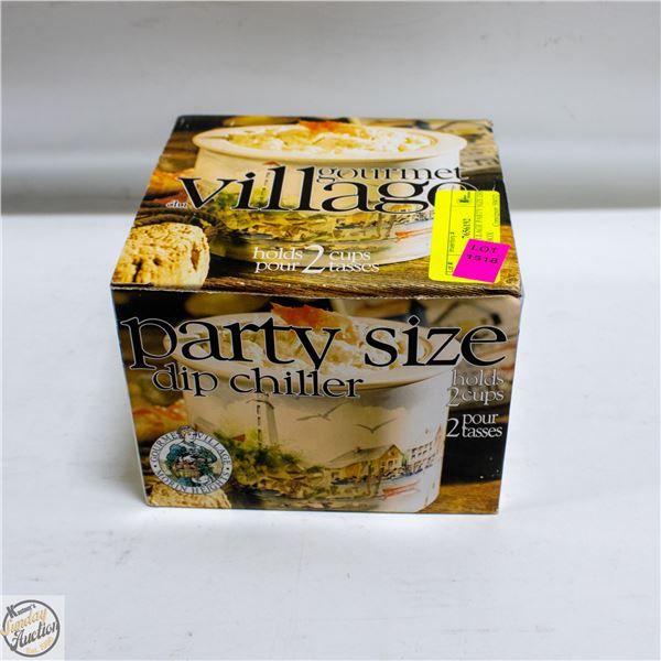 GOURMET VILLAGE PARTY SIZE DIP CHILLER IN BOX