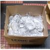 Image 1 : LOT OF VARIOUS CLEAR LARGE WINE GLASSES