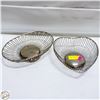 Image 1 : 2 WIRE CHROME COLOR FRUIT BOWLS