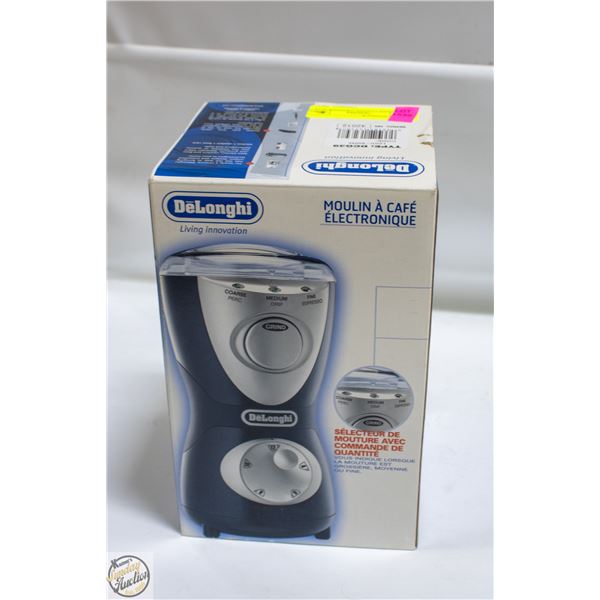 DELONGHI COFFEE GRINDER BOX