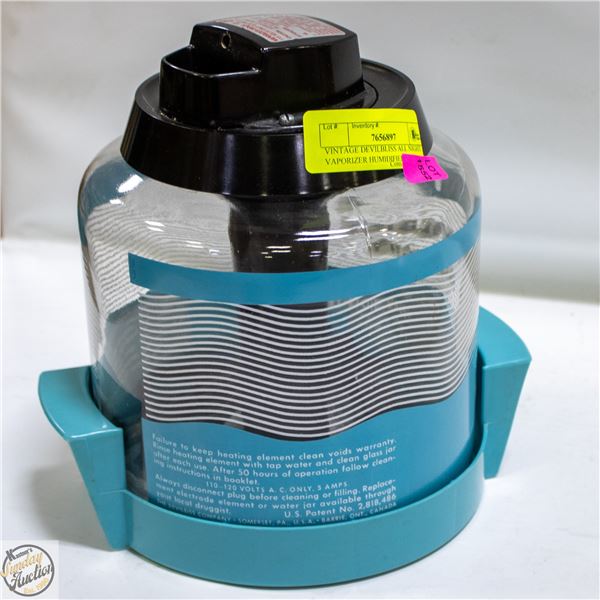VINTAGE DEVILBLISS ALL NIGHT VAPORIZER HUMIDIFIER