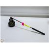 Image 1 : ORNATE GLASS CANDLE SNUFFER