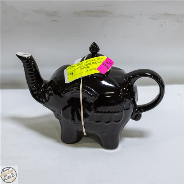 ELEPHANT SHAPE TEAPOT MICROWAVE AND DISHWASHER SAF