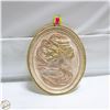 Image 1 : VINTAGE CAMEO GREEK ROMAN PORTRAIT LADY GODDESS WA